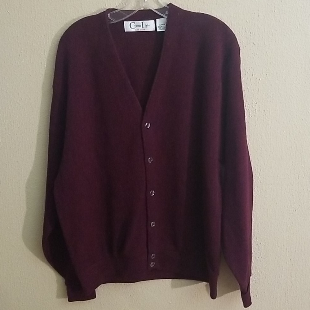 Cypress Links Golf Wear XL Cardigan